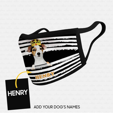 Personalized Dog Gift Idea - Dog Wearing Yellow Hat For Dog Lovers - Cloth Mask